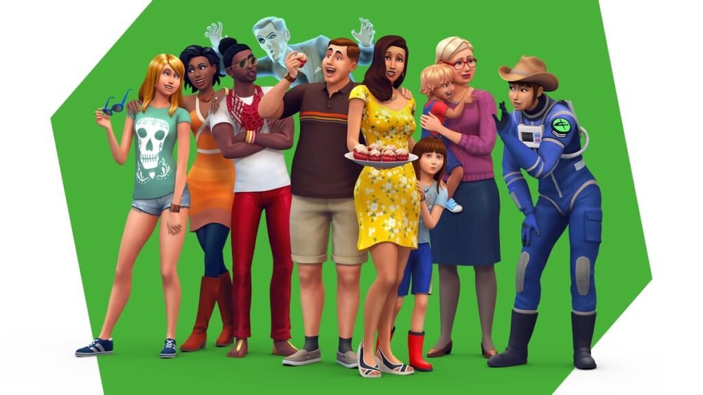 Personajes de Los Sims 4; imagen oficial genérica, no representa esta noticia